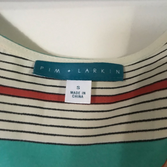 Women’s Striped Pim & Larkin Dress Size Small - Picture 3 of 3